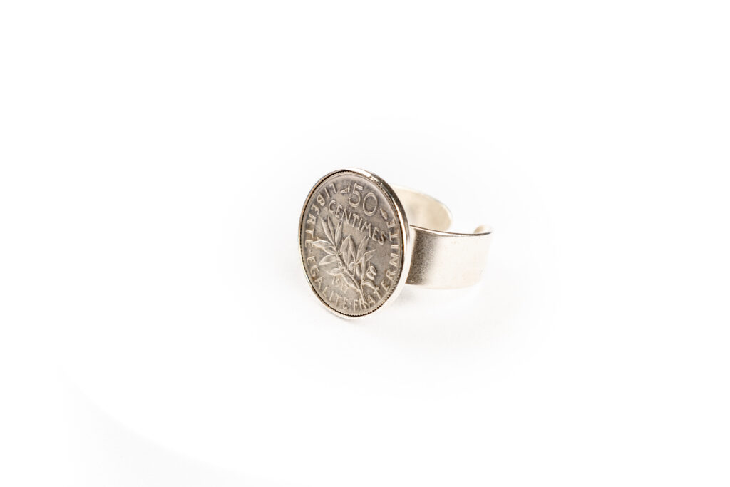 Bague argent semeuse