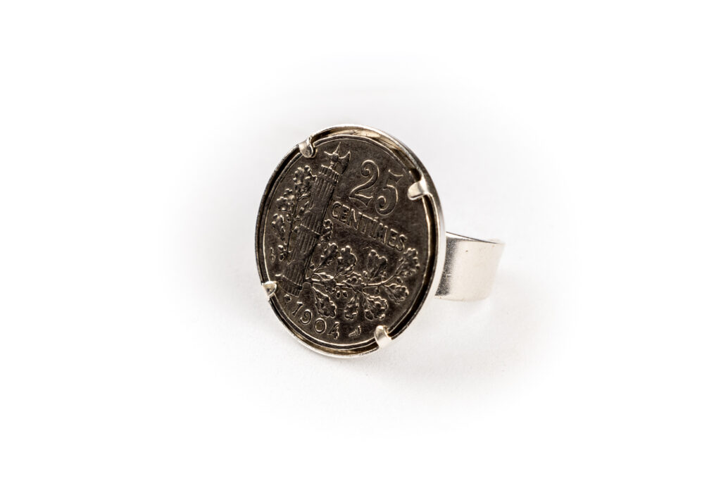 Bague argent 1904