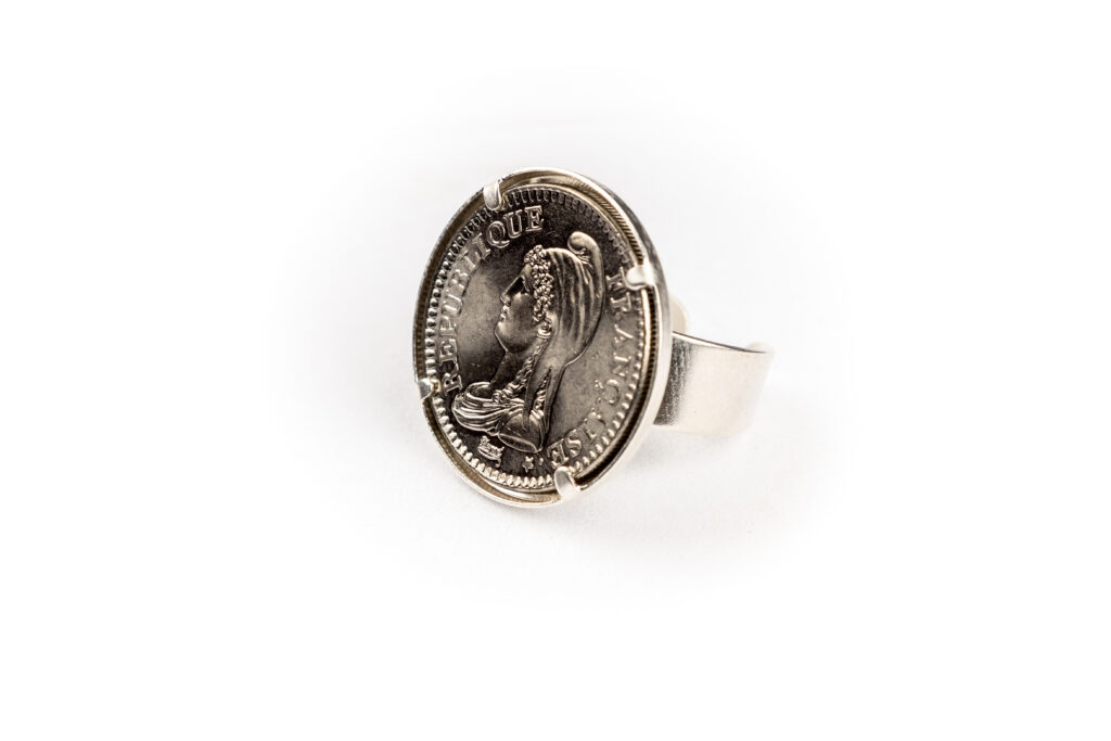 Bague argent république