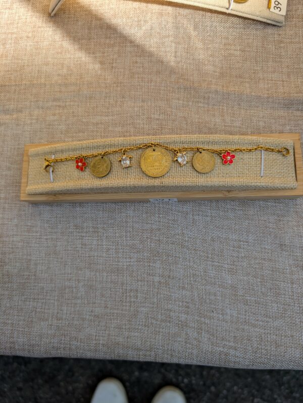 Bracelet fleurs tortues1983