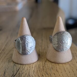 Bague cintrée semeuse